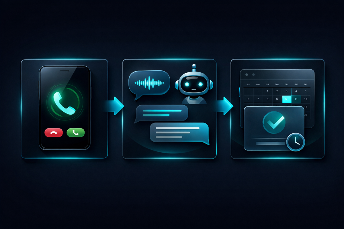 How AI receptionist works